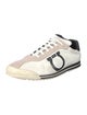 Salvatore Ferragamo Leather Graphic Print Sneakers