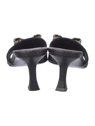 Salvatore Ferragamo Leather Slides