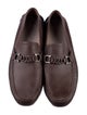Salvatore Ferragamo Gancini Logo Leather Drivers