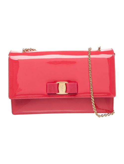 Salvatore Ferragamo Patent Leather Shoulder Bag