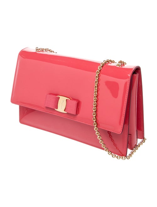 Salvatore Ferragamo Patent Leather Shoulder Bag