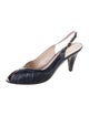 Salvatore Ferragamo Leather Slingback Pumps