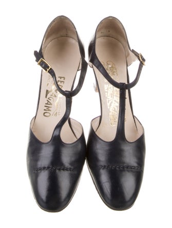 Salvatore Ferragamo Leather Slingback Pumps