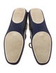 Salvatore Ferragamo Leather Bow Accents Moccasins