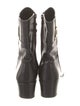 Salvatore Ferragamo Leather Moto Boots