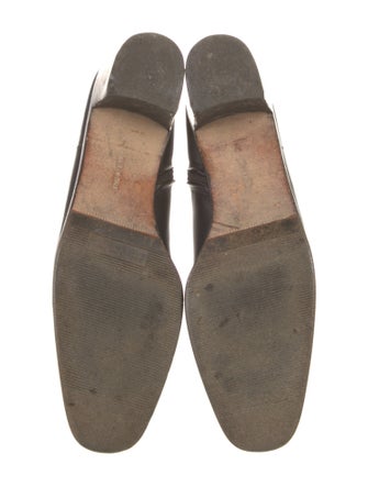 Salvatore Ferragamo Leather Moto Boots