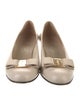 Salvatore Ferragamo Vara Bow Accent Leather Pumps