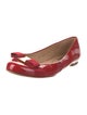 Salvatore Ferragamo Vara Bow Accent Patent Leather Flats