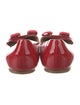Salvatore Ferragamo Vara Bow Accent Patent Leather Flats
