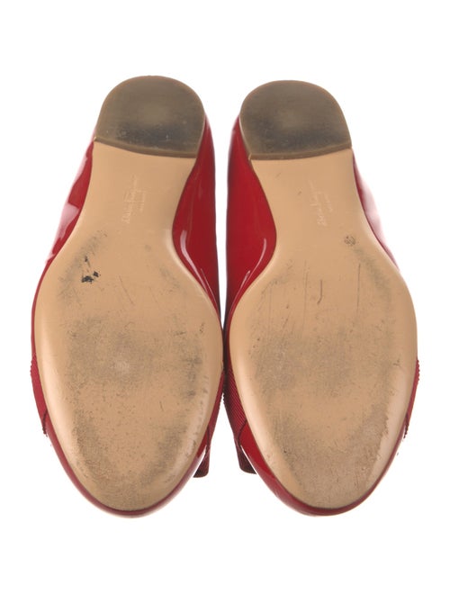 Salvatore Ferragamo Vara Bow Accent Patent Leather Flats
