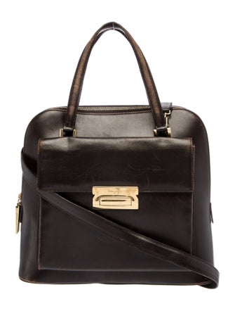 Salvatore Ferragamo Leather Top Handle Bag