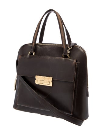 Salvatore Ferragamo Leather Top Handle Bag