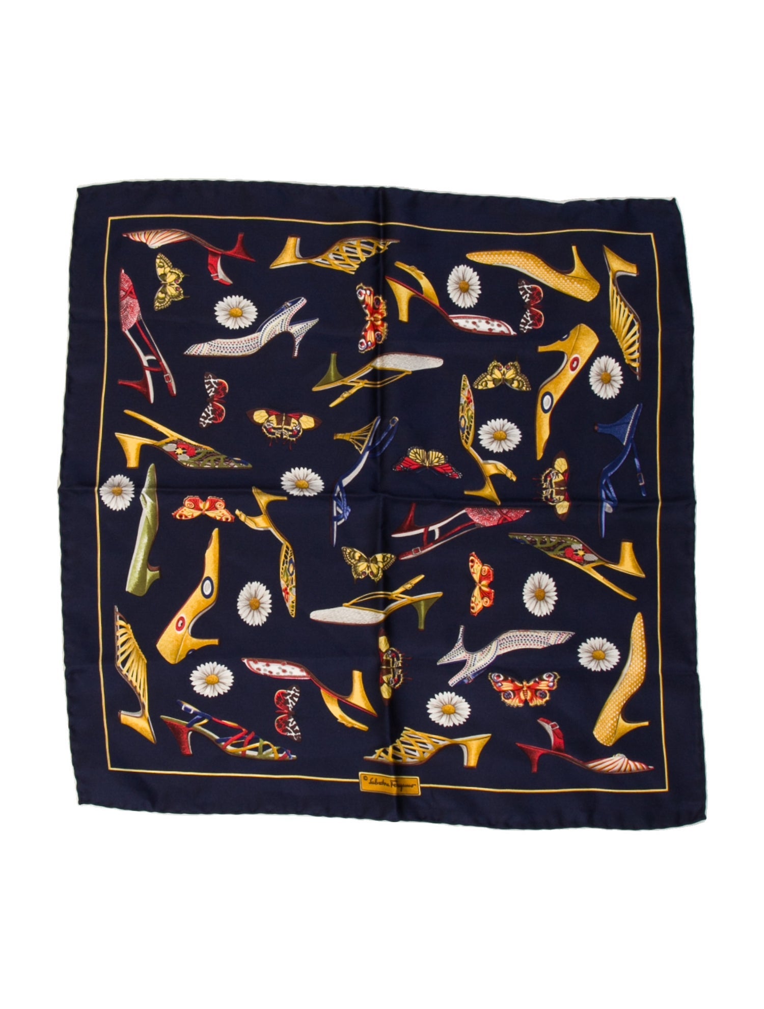 Salvatore Ferragamo Silk Printed Scarf