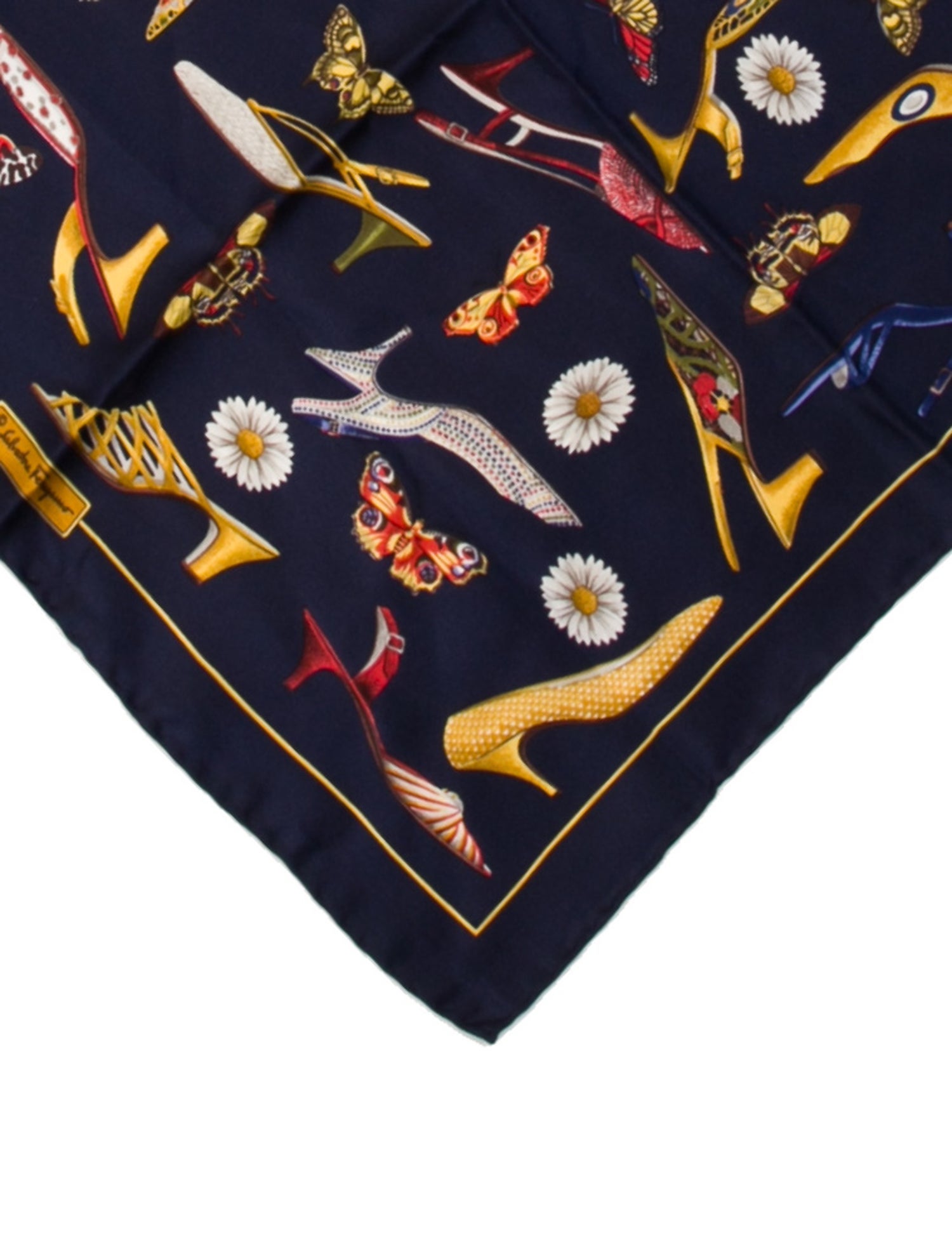 Salvatore Ferragamo Silk Printed Scarf