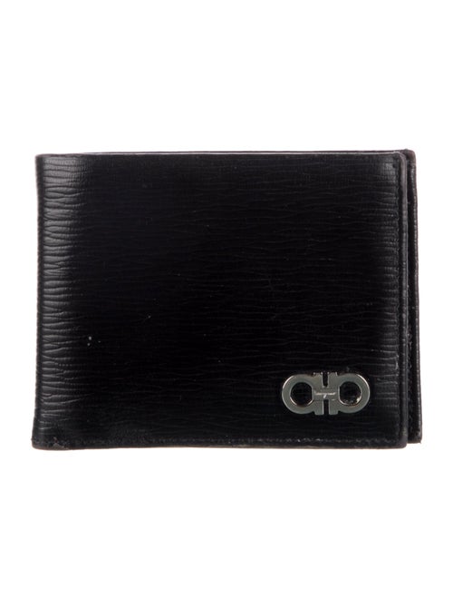 Salvatore Ferragamo Gancini Logo Leather Bifold Wallet