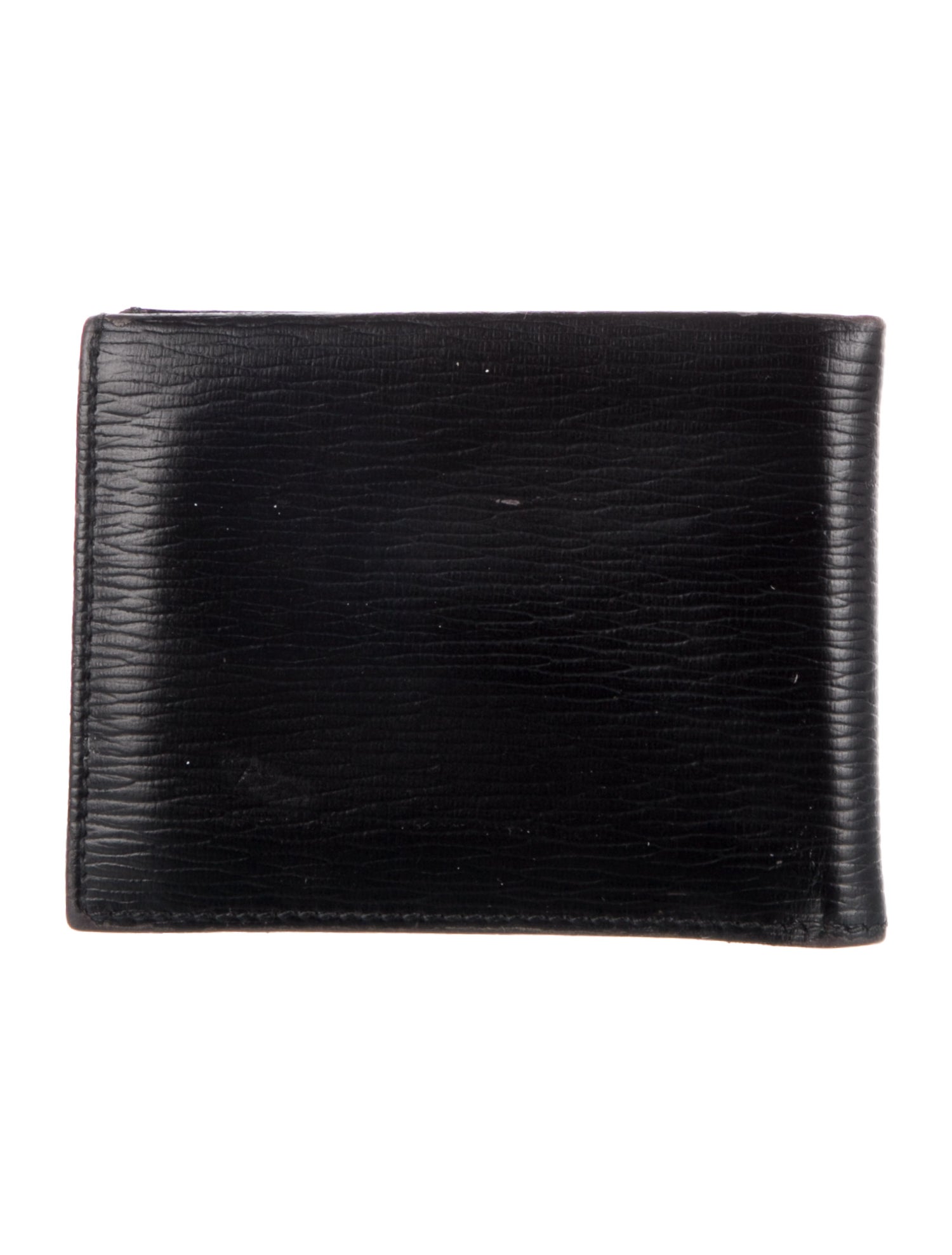 Salvatore Ferragamo Gancini Logo Leather Bifold Wallet