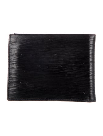 Salvatore Ferragamo Gancini Logo Leather Bifold Wallet