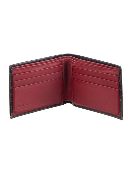 Salvatore Ferragamo Gancini Logo Leather Bifold Wallet
