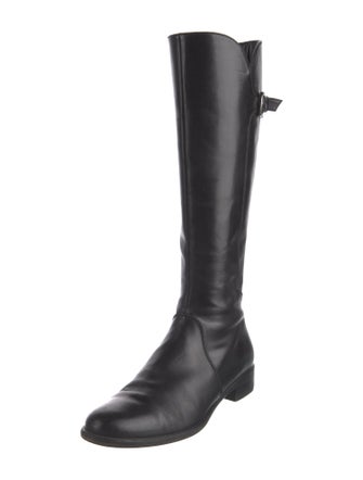 Salvatore Ferragamo Leather Riding Boots
