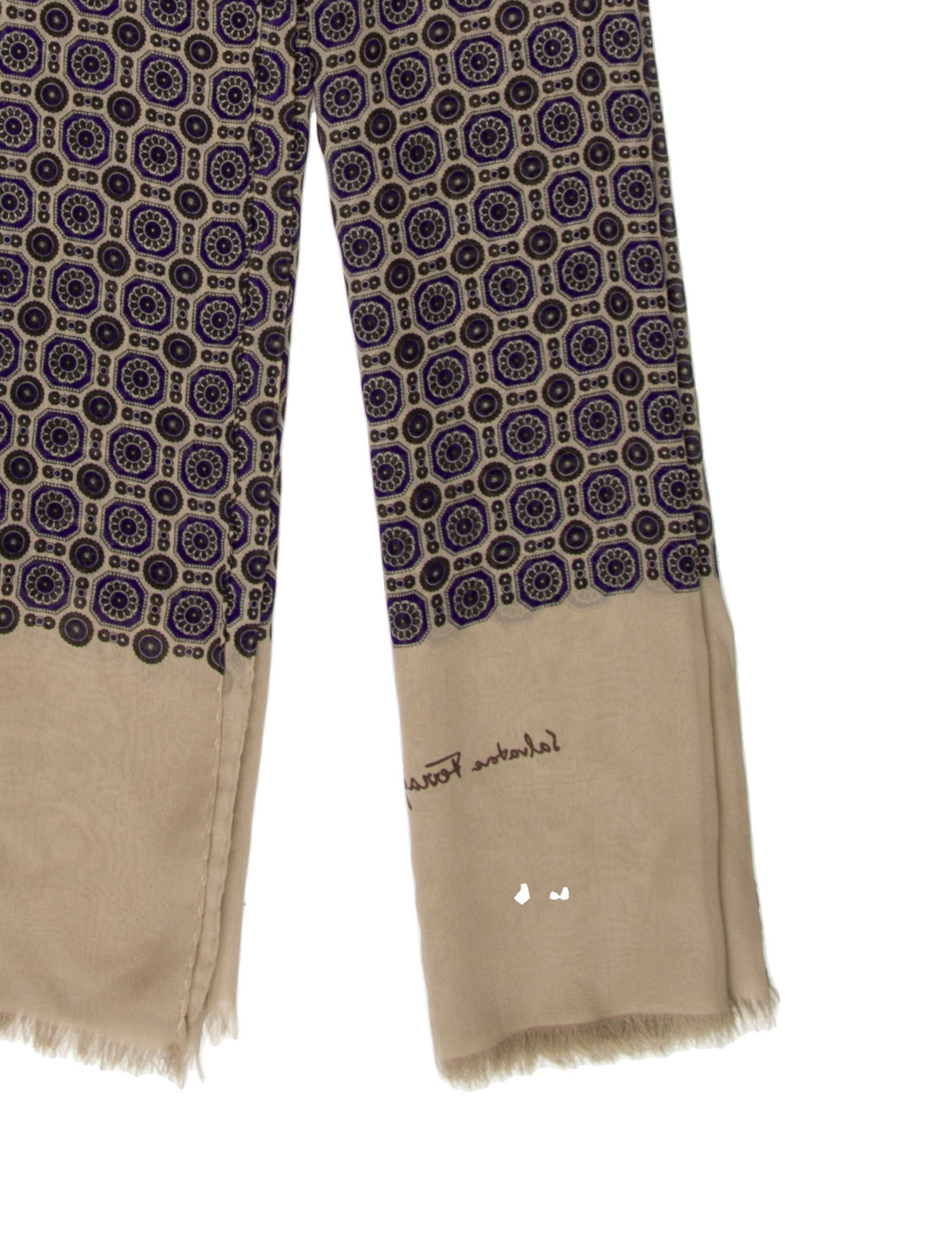 Salvatore Ferragamo Silk Printed Scarf