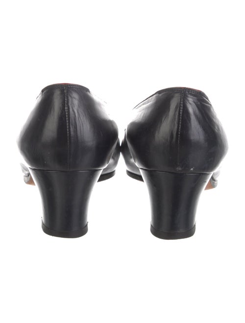 Salvatore Ferragamo Gancini Logo Leather Pumps