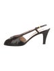 Salvatore Ferragamo Snakeskin Slingback Pumps