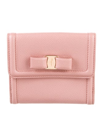 Salvatore Ferragamo Leather Compact Wallet