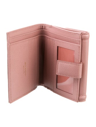 Salvatore Ferragamo Leather Compact Wallet
