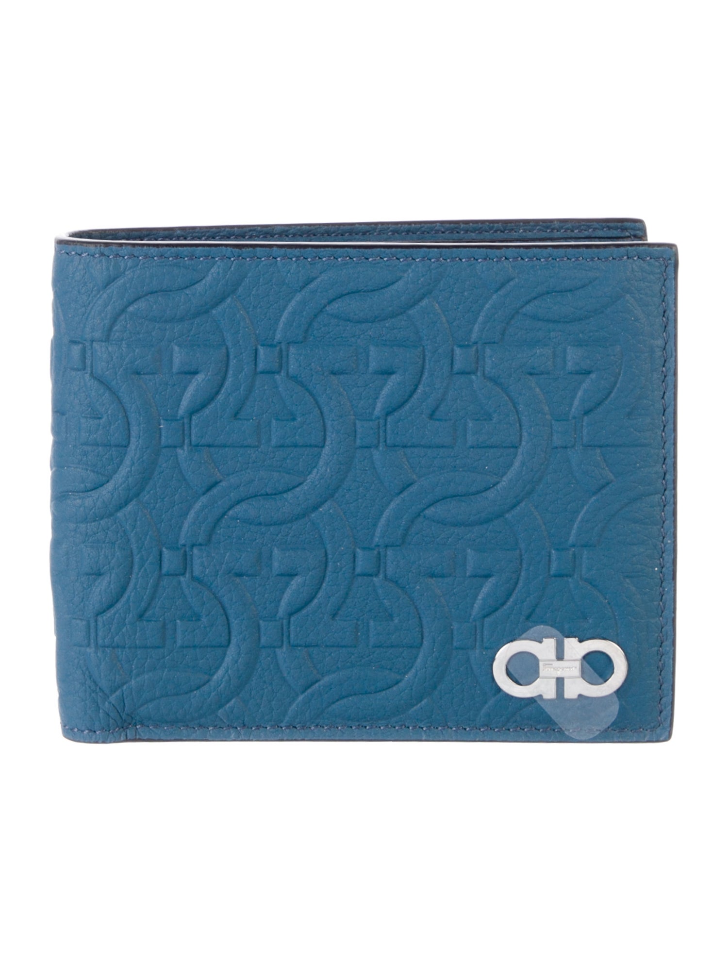 Salvatore Ferragamo Leather Printed Bifold Wallet