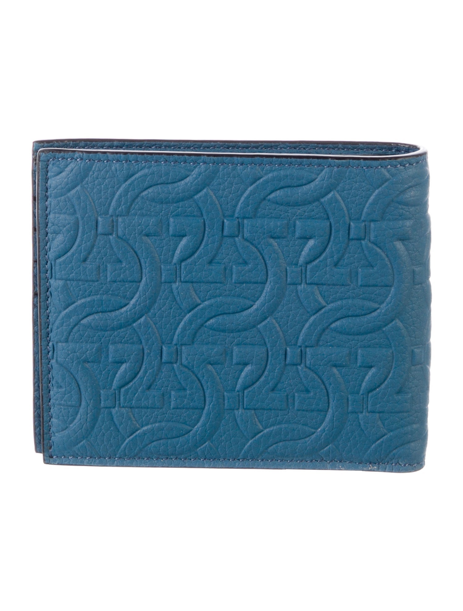 Salvatore Ferragamo Leather Printed Bifold Wallet