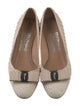 Salvatore Ferragamo Snakeskin Animal Print Flats