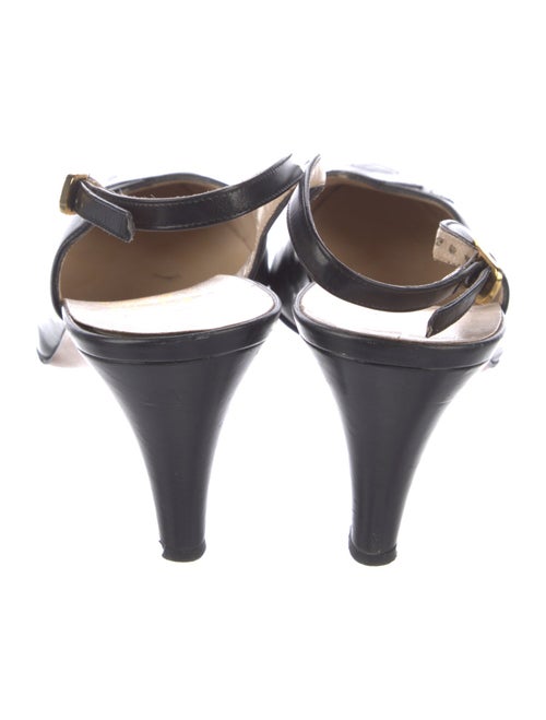 Salvatore Ferragamo Leather Slingback Pumps