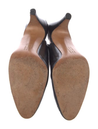 Salvatore Ferragamo Leather Slingback Pumps