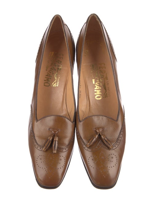 Salvatore Ferragamo for Saks Fifth Avenue Leather Pumps