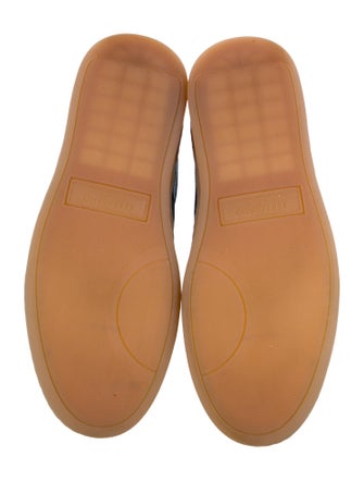 Salvatore Ferragamo Suede Striped Sneakers