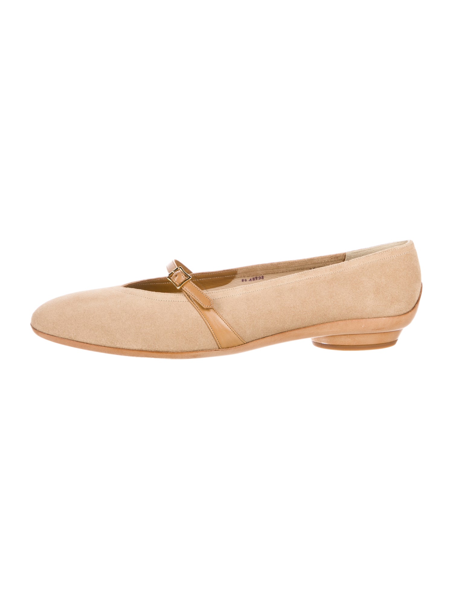 Salvatore Ferragamo Suede Mary Jane Flats