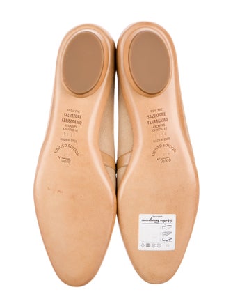 Salvatore Ferragamo Suede Mary Jane Flats