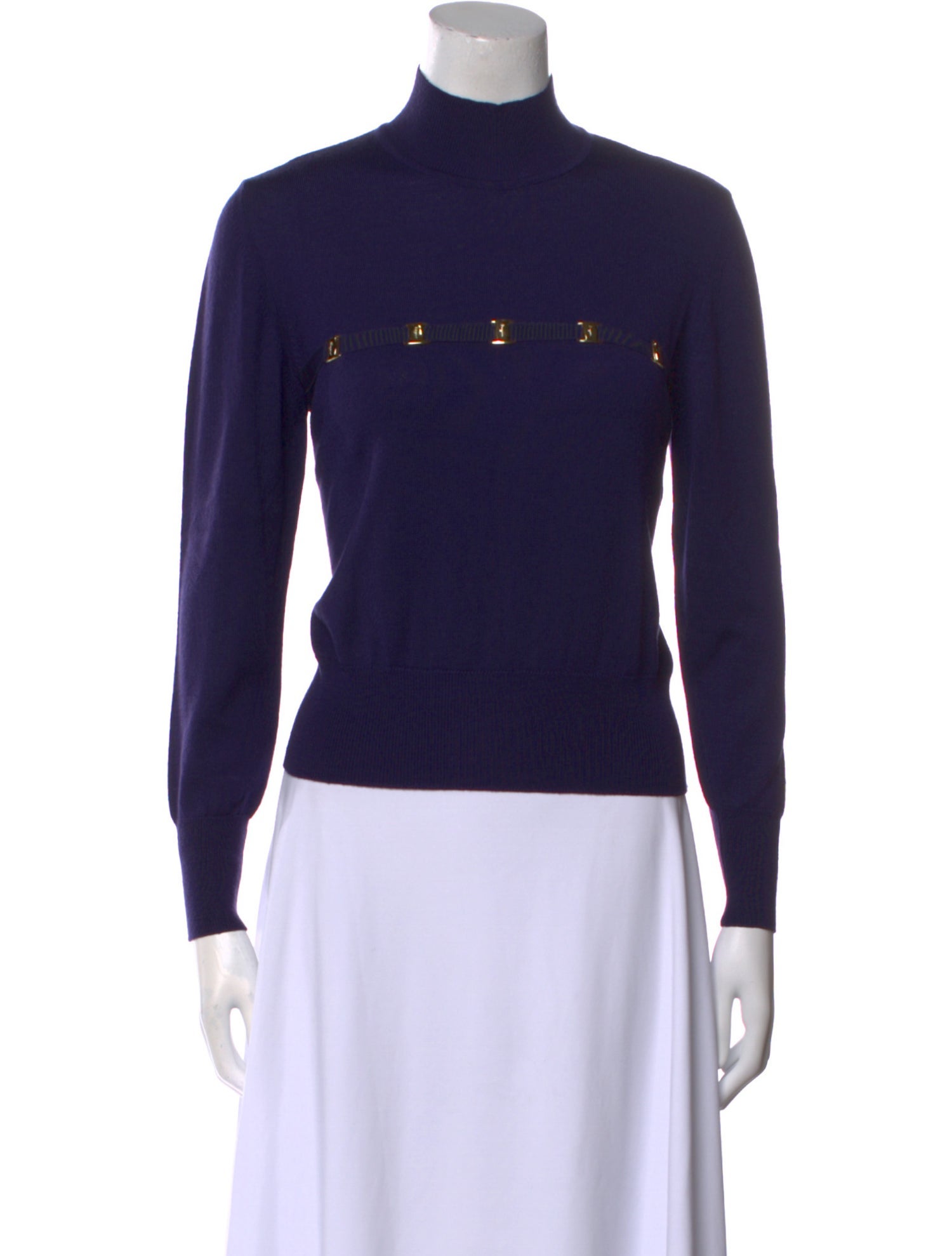 Salvatore Ferragamo Vintage Virgin Wool Sweater