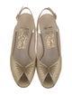 Salvatore Ferragamo Leather Slingback Pumps
