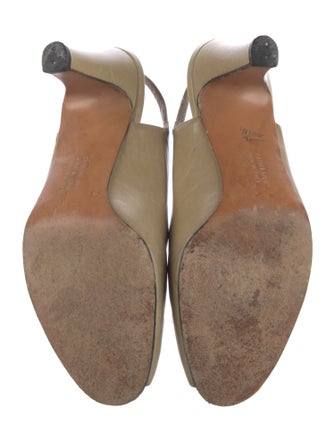 Salvatore Ferragamo Leather Slingback Pumps