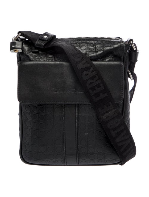 Salvatore Ferragamo Leather Messenger Bag