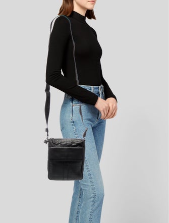 Salvatore Ferragamo Leather Messenger Bag