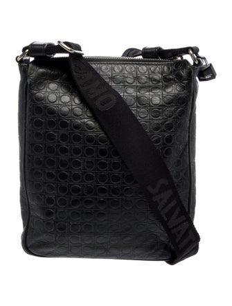 Salvatore Ferragamo Leather Messenger Bag