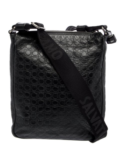 Salvatore Ferragamo Leather Messenger Bag