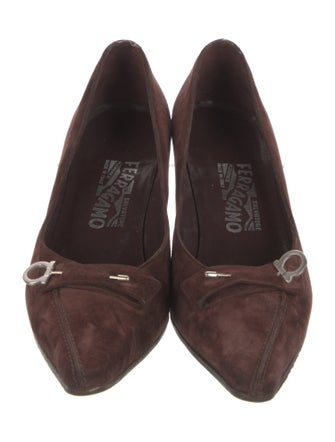 Salvatore Ferragamo Suede Pumps