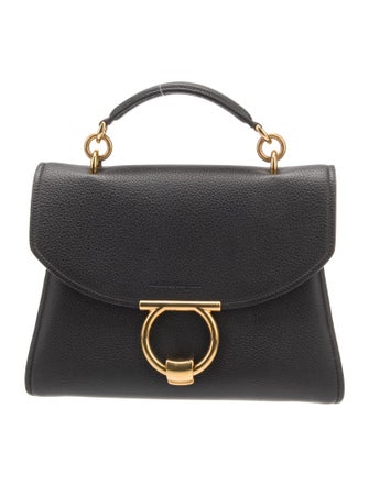 Salvatore Ferragamo Leather Top Handle Bag