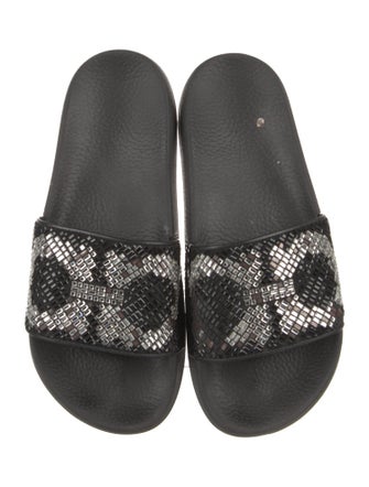 Salvatore Ferragamo Rubber Printed Slides