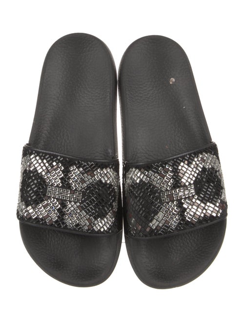 Salvatore Ferragamo Rubber Printed Slides