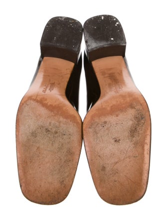 Salvatore Ferragamo Patent Leather Bow Accents Pumps