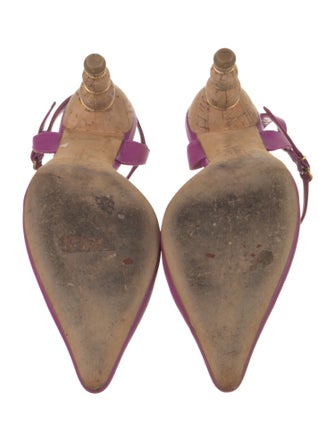 Salvatore Ferragamo Leather Slingback Pumps